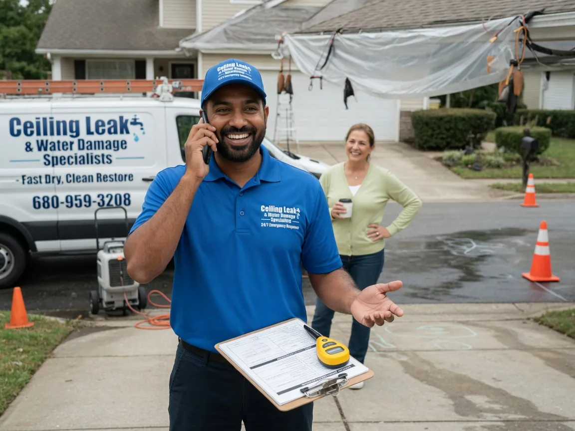 Ceiling Leak Cleanup Luthersville, GA FAQs